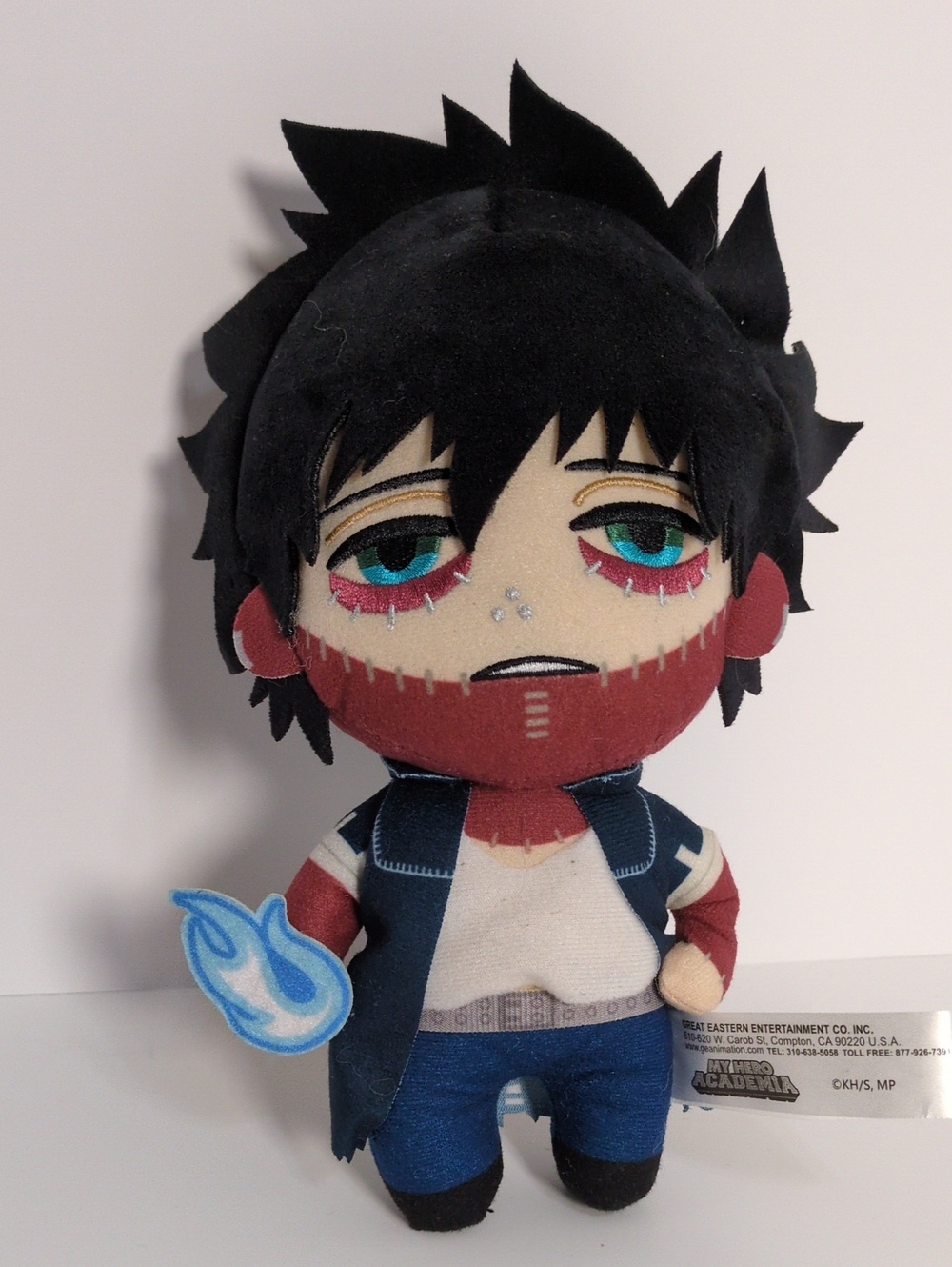 My Hero Academia Dabi Blue Flame Plush 8" Anime GE Entertainment Great Eastern